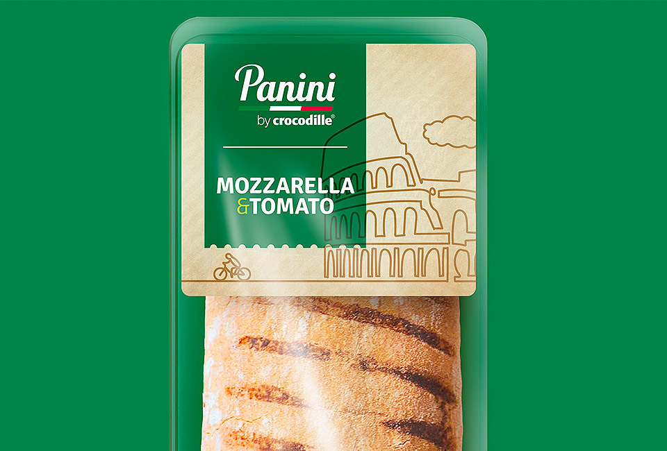 panini crocodille packaging design intro