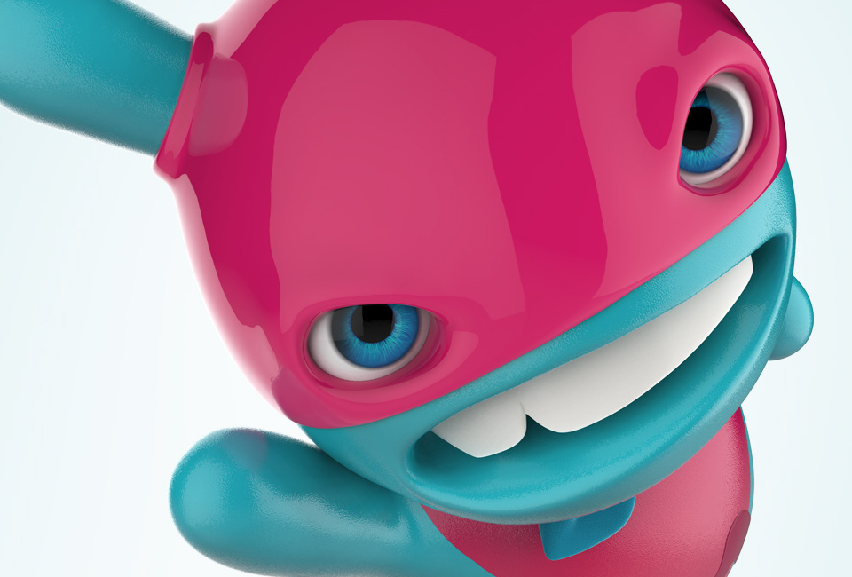 3D franchise mascot mobilonline intro