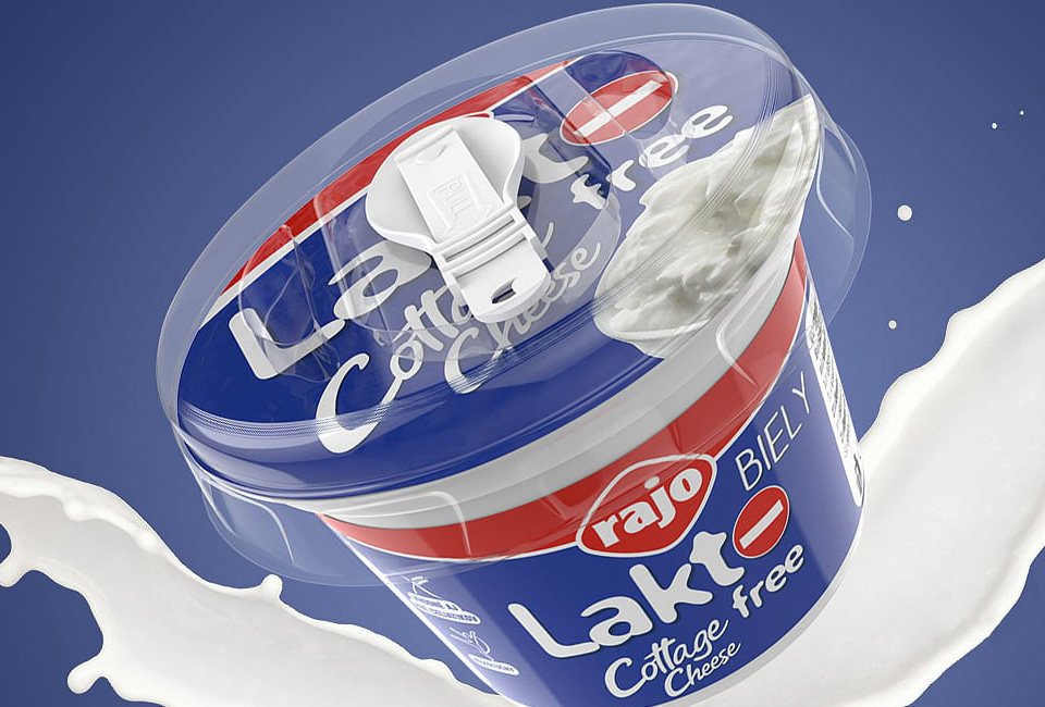 packaging 3D rajo lakto cottage cheese