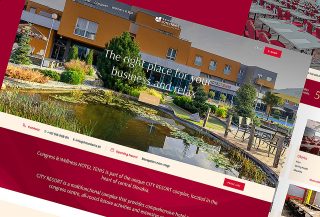 Hotel Tenis Web cms design