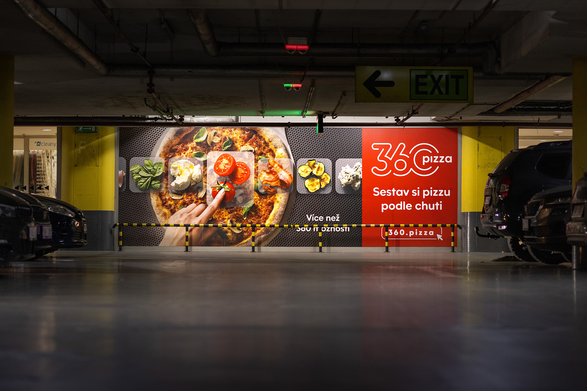 Pizza 360 graphic design idea making print online agency