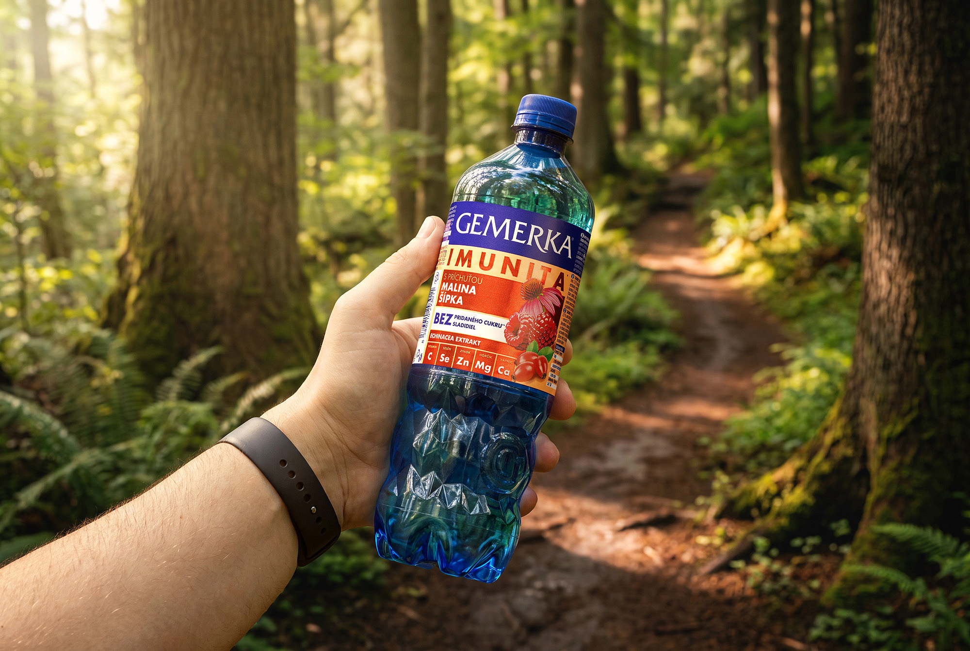 Gemerka functional drinks packaging: Vitality, Immunity, Energy and Antiox