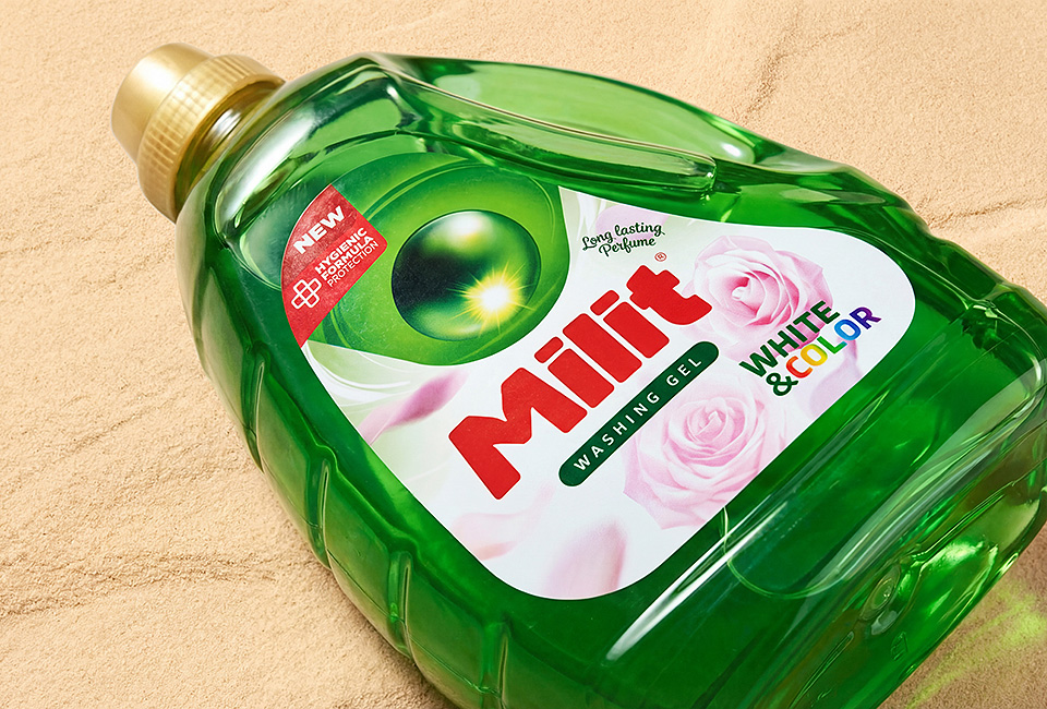 Packaging design a branding pro značku Milit