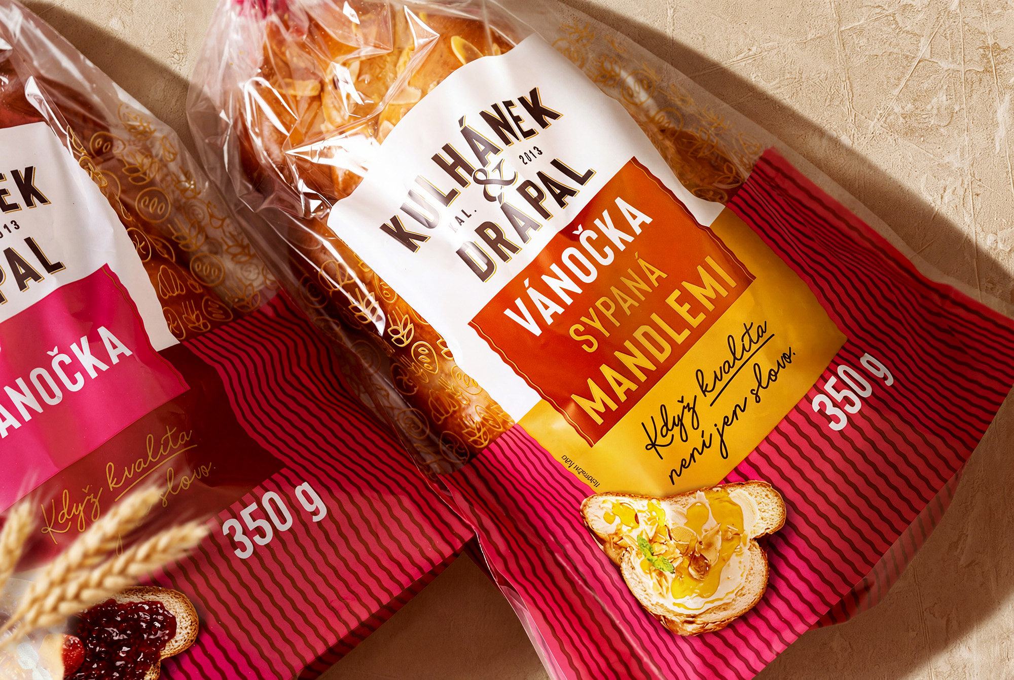 Packaging design Kulhánek & Drápal