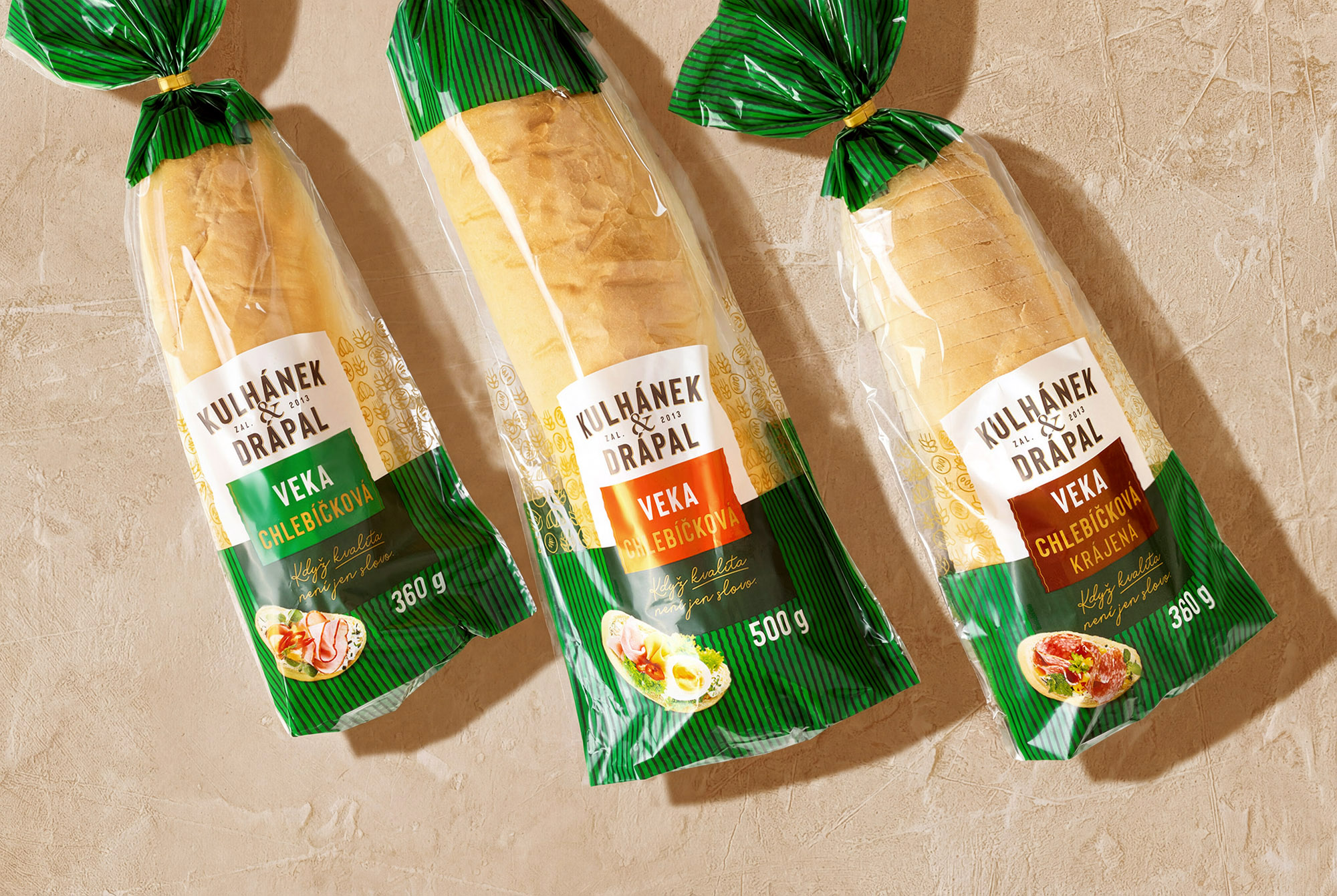 Packaging design Kulhánek & Drápal