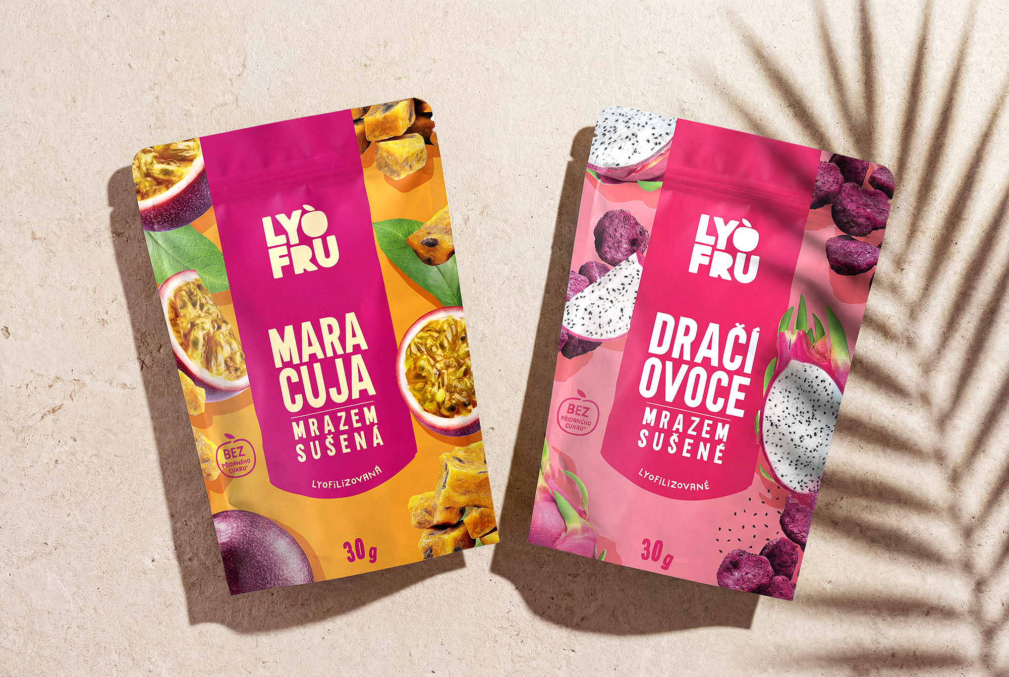 LyoFru Doypack Design for Lyophilized Fruit Snacks