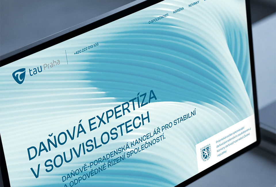 Nový webdesign s video prvkami pro daňové poradce